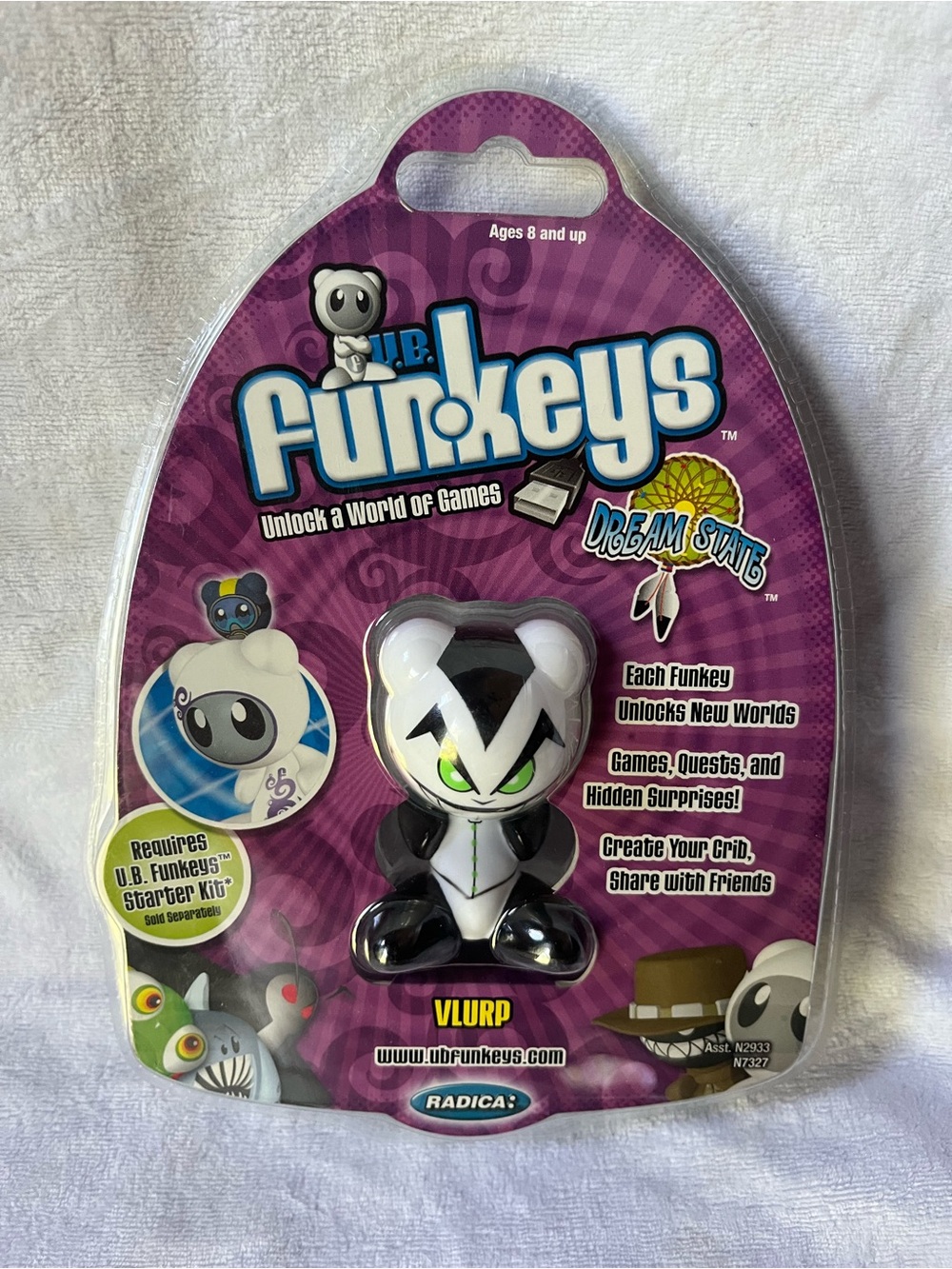 UB Funkeys VLURP Very Rare Green White Dream State Radica NEW SEALED 2008